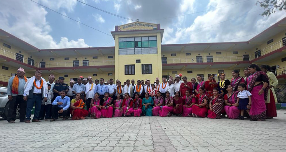 School building built with Indian grant inaugurated in Kapilvastu