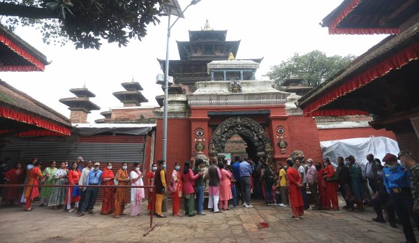 Taleju Temple, which opens once a year, sees huge crowd of worshippers [Photo Feature]