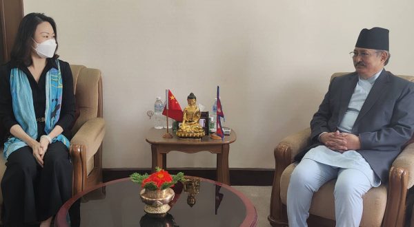 Chinese envoy pays farewell call on Home Minister Khand