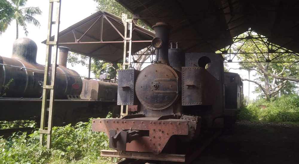 Railway engines rotting in lack of conservation