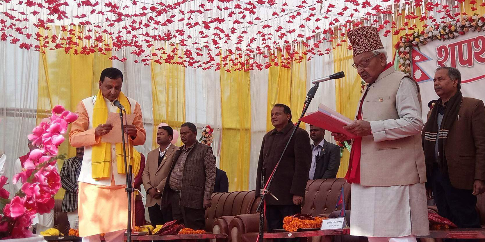 Chief Minister of Madhesh Province sworn in