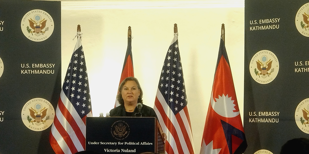 ‘US welcomes Nepal having good relations with all its neighbors’