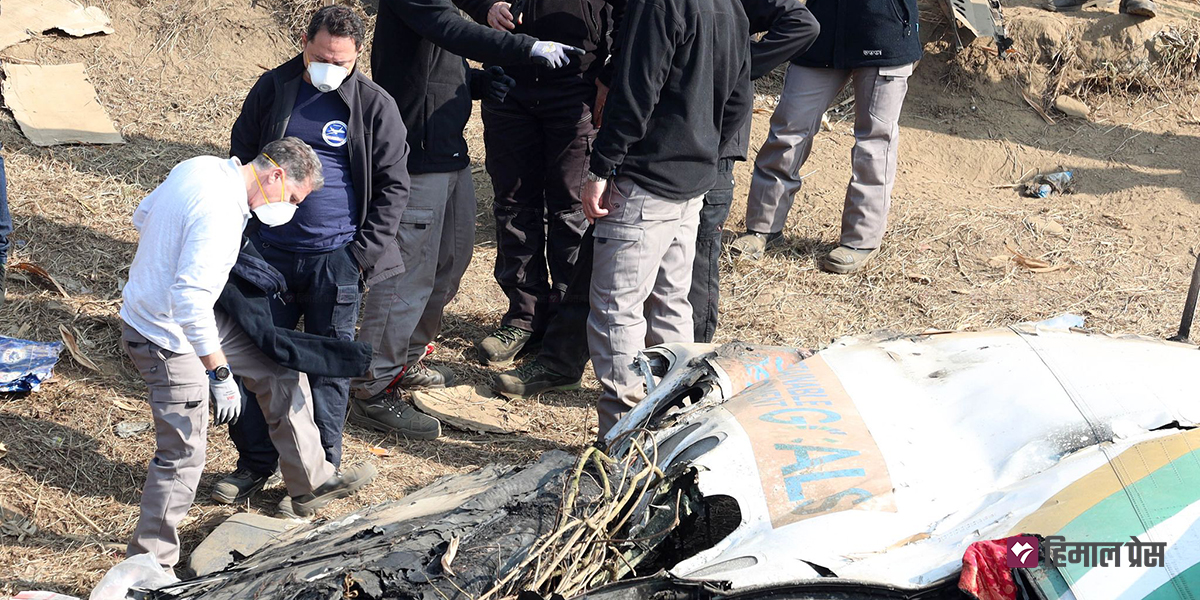 ATR experts begin investigation at Yeti Airlines crash site