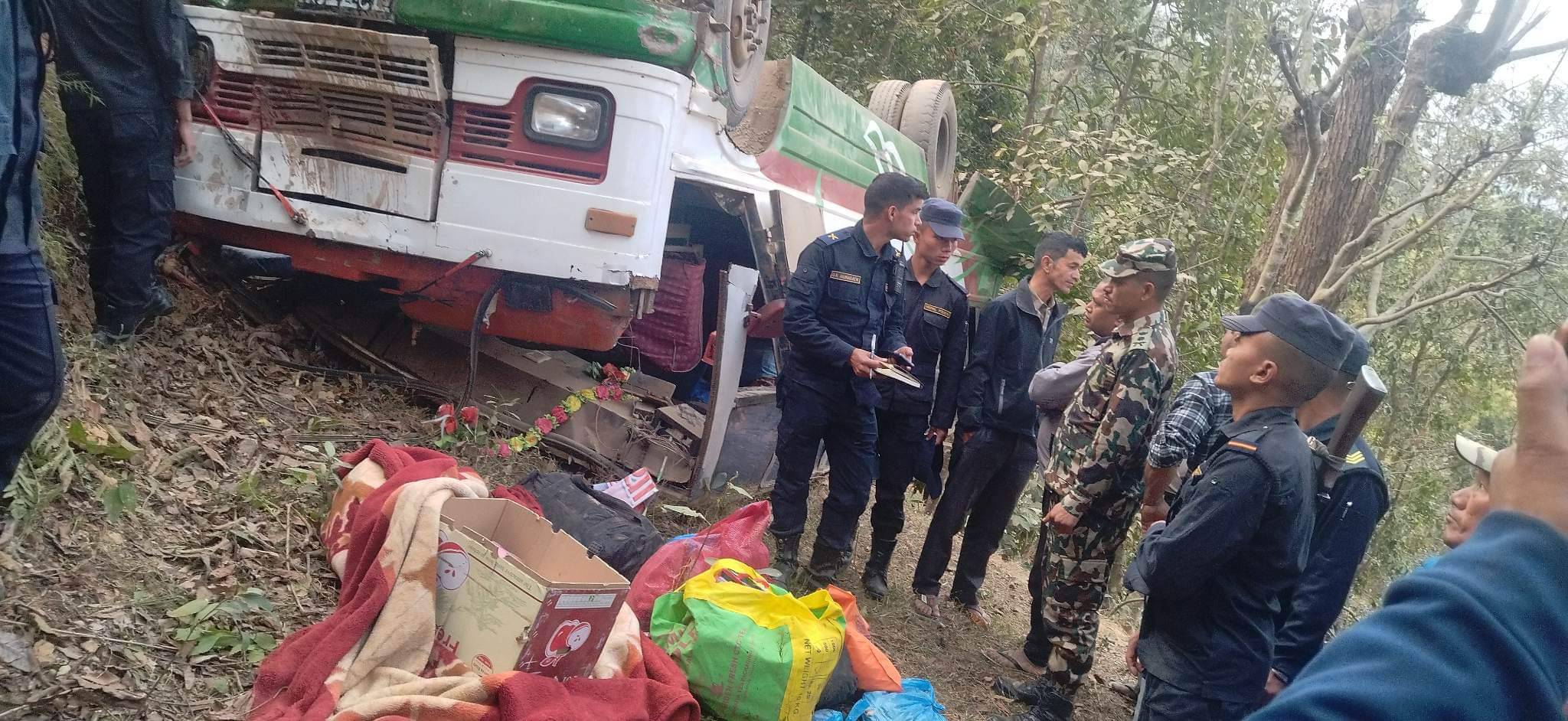 Three dead in Nuwakot bus accident