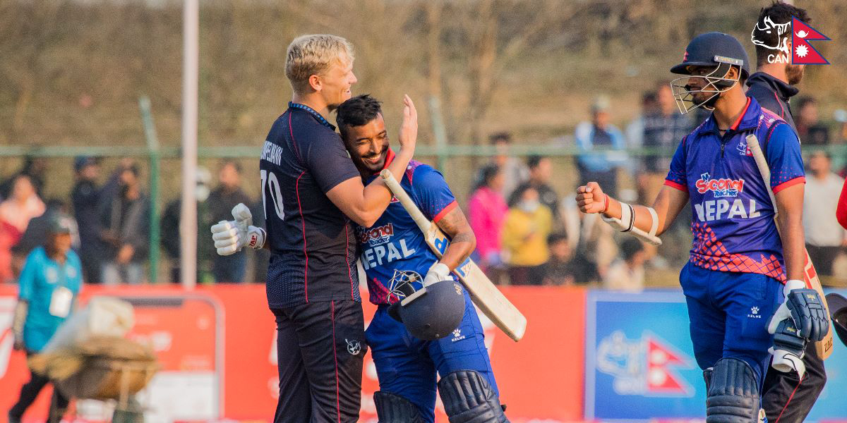 Nepal defeats Namibia to log its third straight win in tri-series
