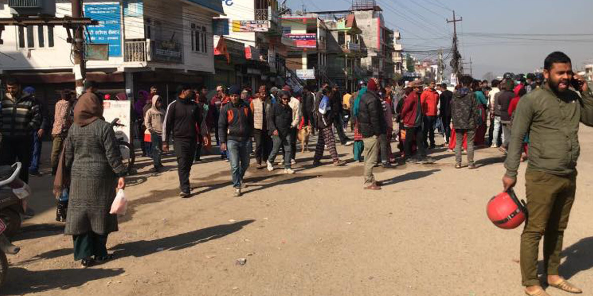 Birendranagar tense as locals clash with police