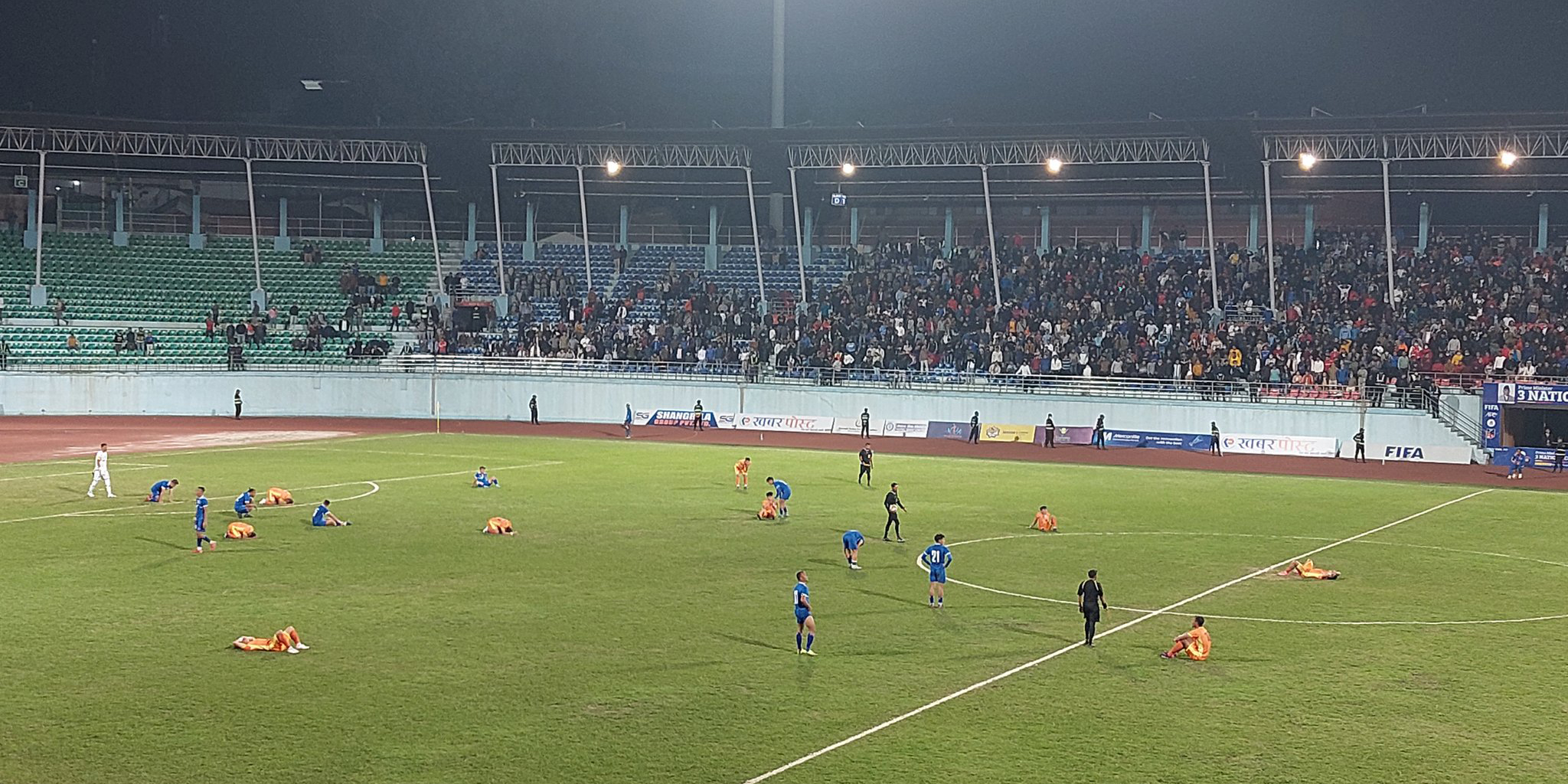 Nepal plays a 1-1 draw against Bhutan, progresses into the final