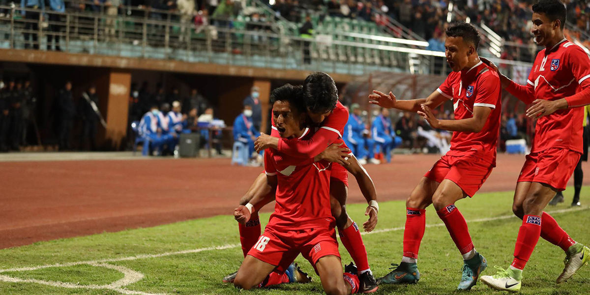 Nepal secures comfortable 2-0 victory against Laos