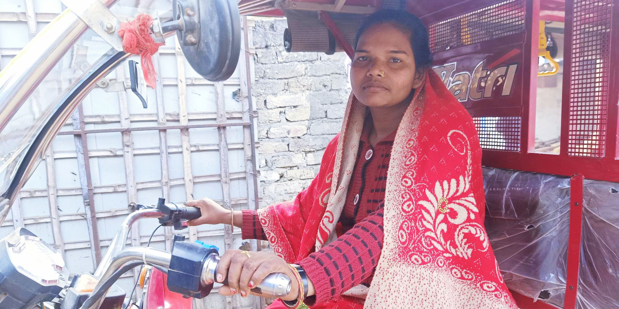 Women driving change through e-rickshaw