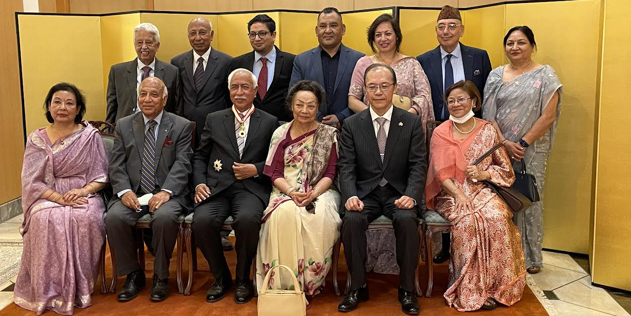 ‘Order of Japan’ decoration handed over to Dr Mathema