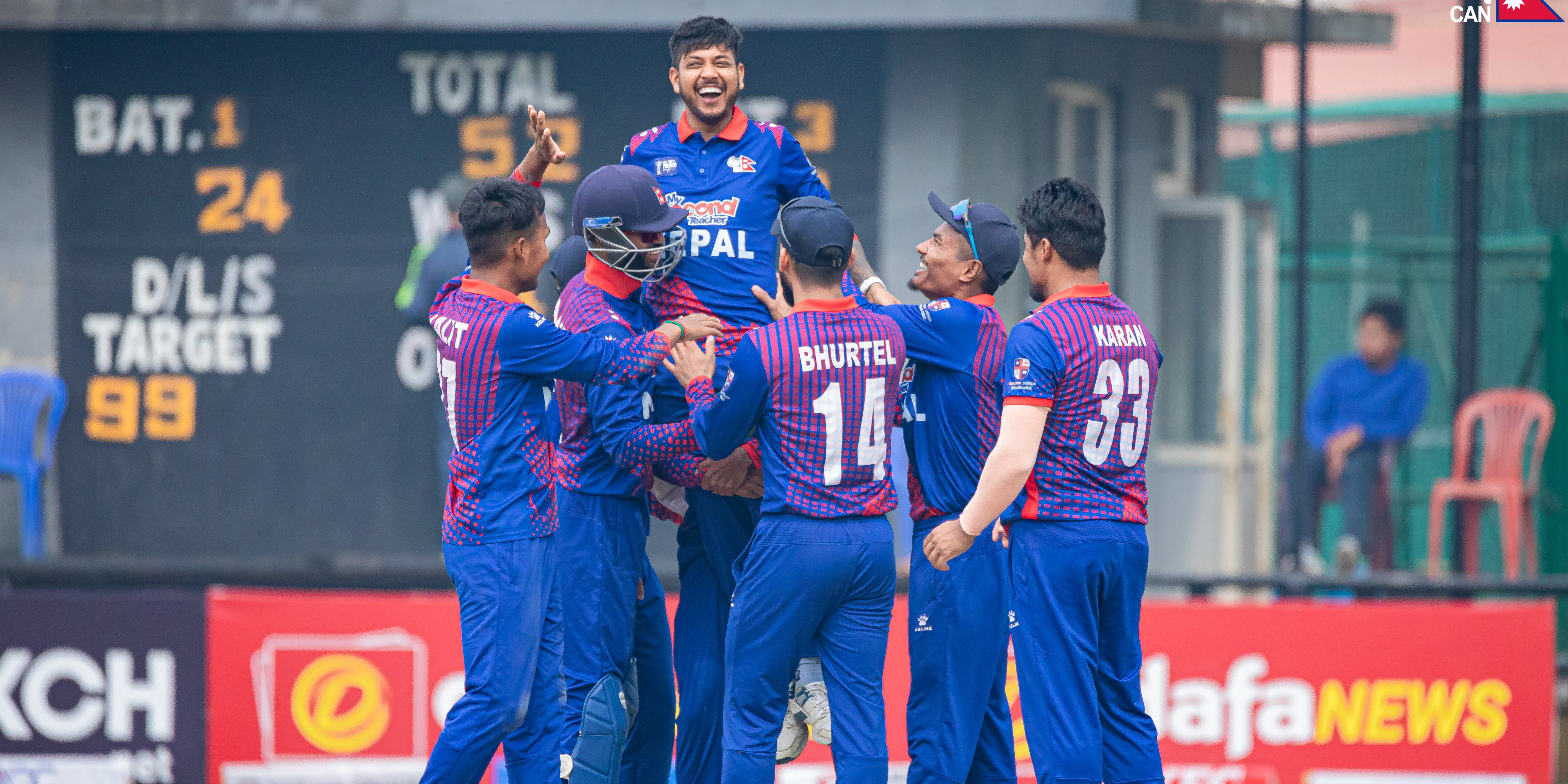 Records tumble as Nepal beat Oman by 84 runs in its 50th ODI