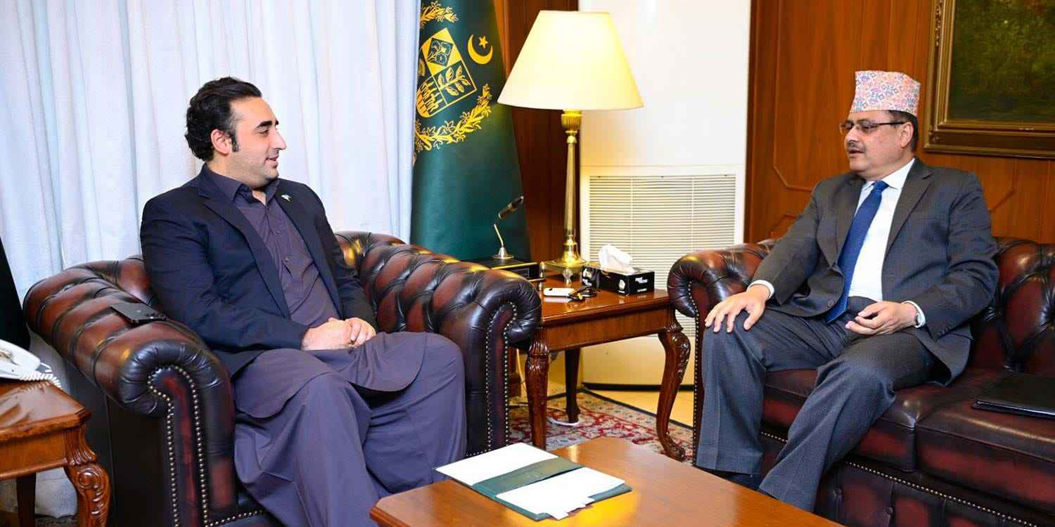 Ambassador Adhikari meets Pak foreign affairs minister