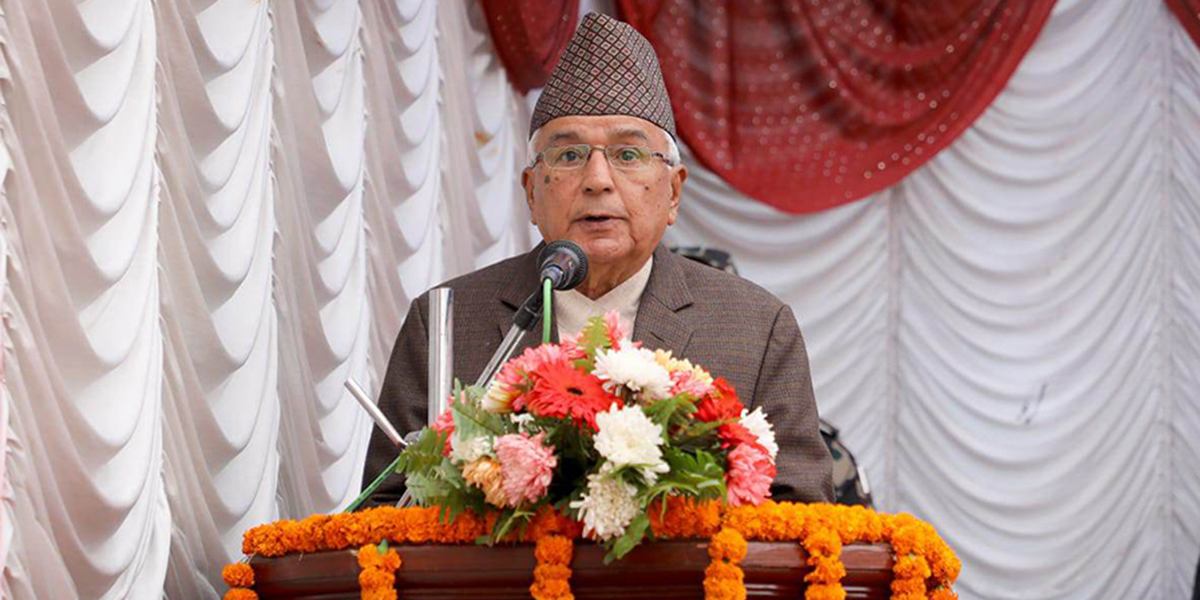 President Poudel admitted to Gangalal