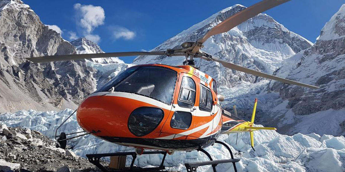Heli Everest chopper crashes in Dhaulagiri, pilot safe*