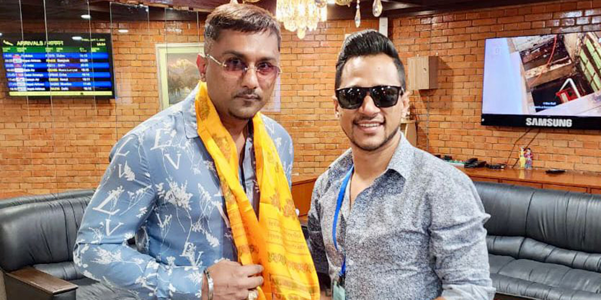 Indian rapper Honey Singh in Kathmandu