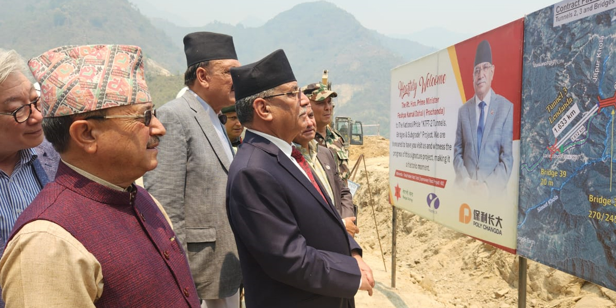 PM visits fast-track road project site