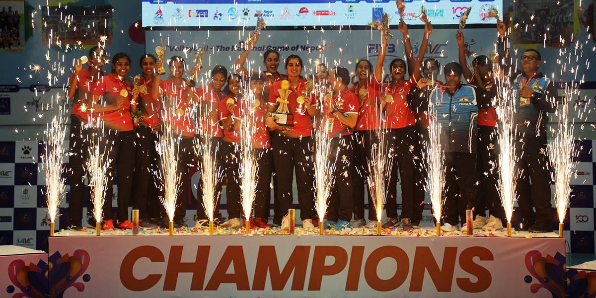 India crowned CAVA Women’s Volleyball champion