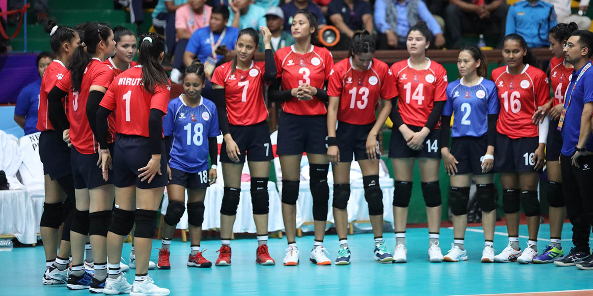 Nepal registers easy victory in CAVA women’s volleyball