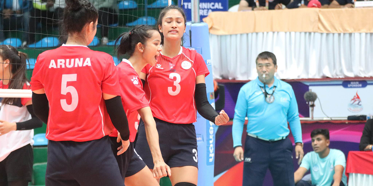 Nepal clinches third position in CAVA volleyball