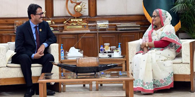 Foreign minister Saud meets Bangladesh PM