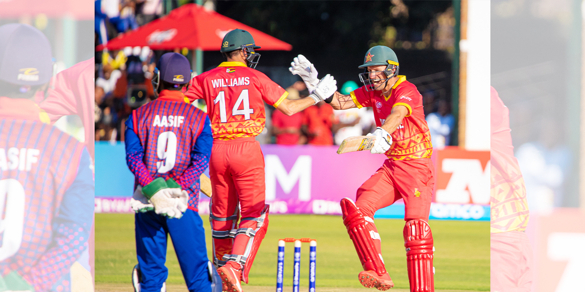 Zimbabwe defeats Nepal by eight wickets