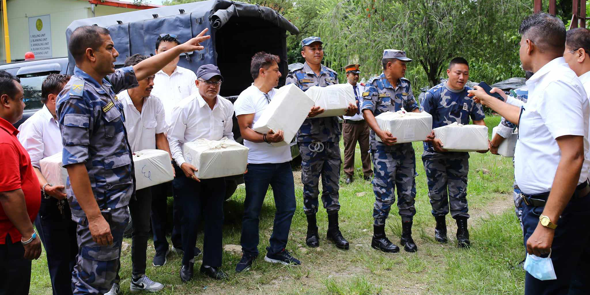 Seized gold being weighed in NRB [In Pictures]