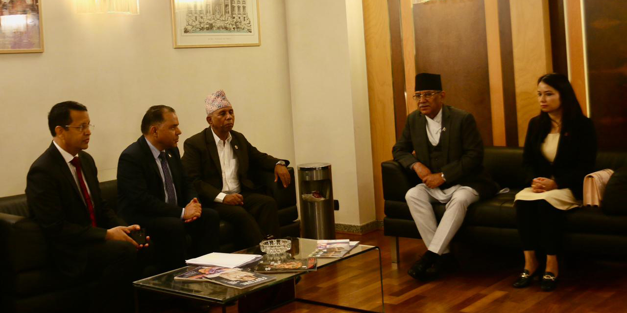 Dahal in Rome to attend UN conference