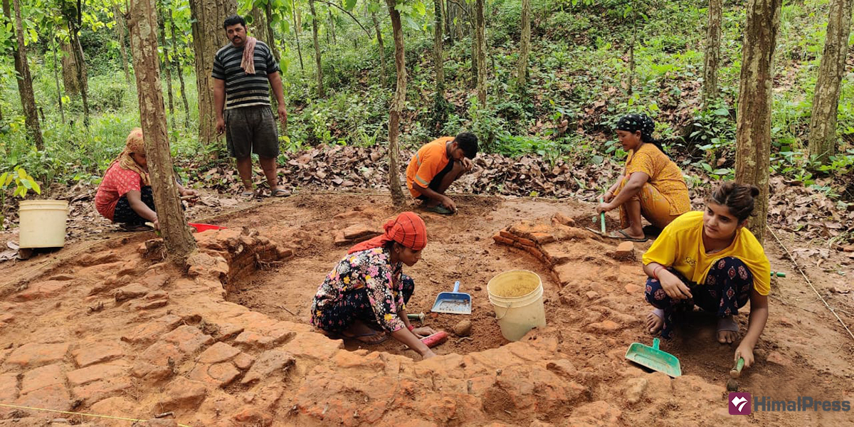 Ancient well, medieval structure discovered during Devdaha excavation