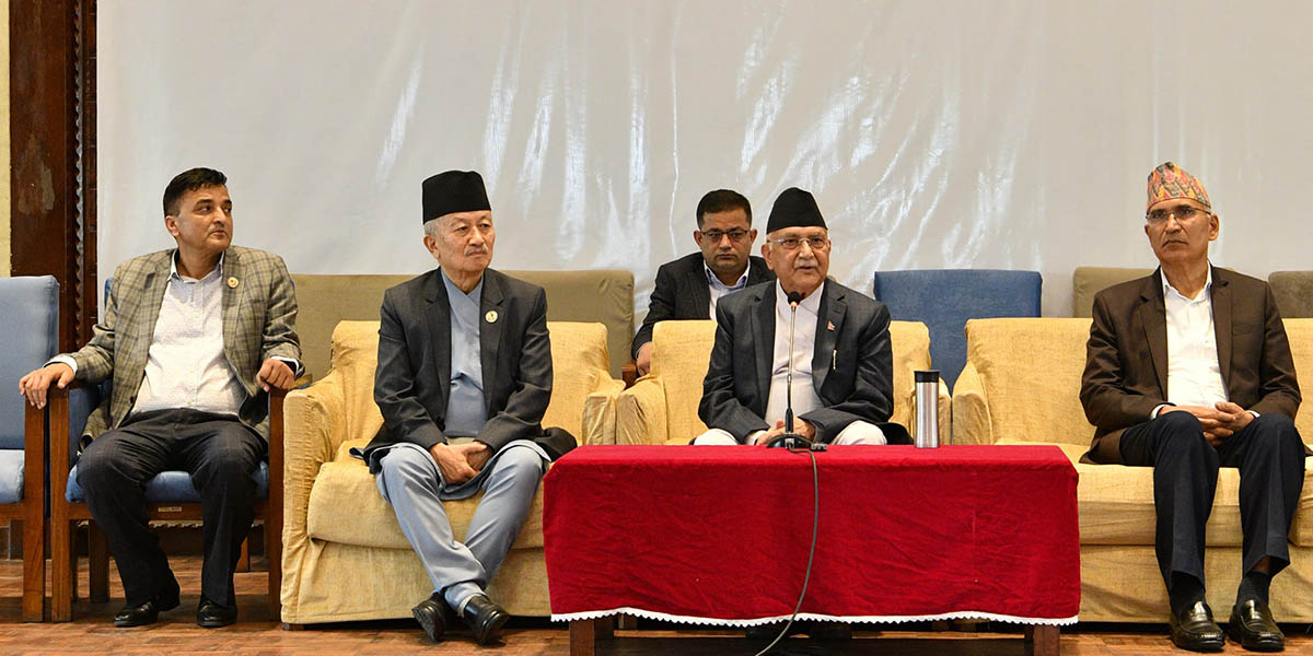 Dahal has acknowledged his mistake, Oli briefs party leaders