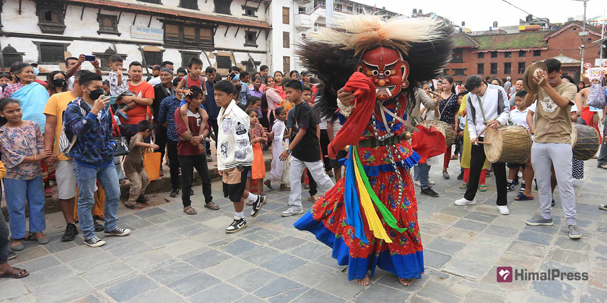 Gaijatra celebrations in Basantapur [In Pictures]