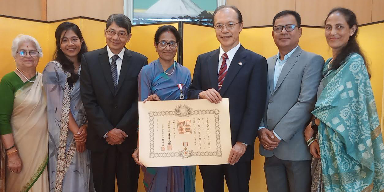 Japanese decoration handed over to Amira Dali