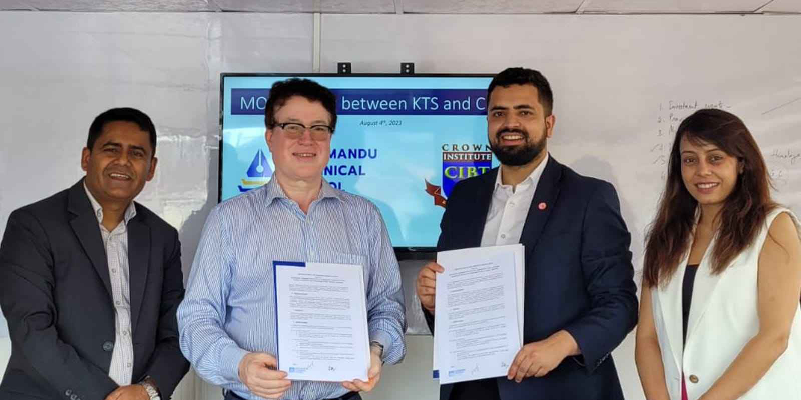 KTS, CIBT Australia sign MoU to promote technical education in Nepal