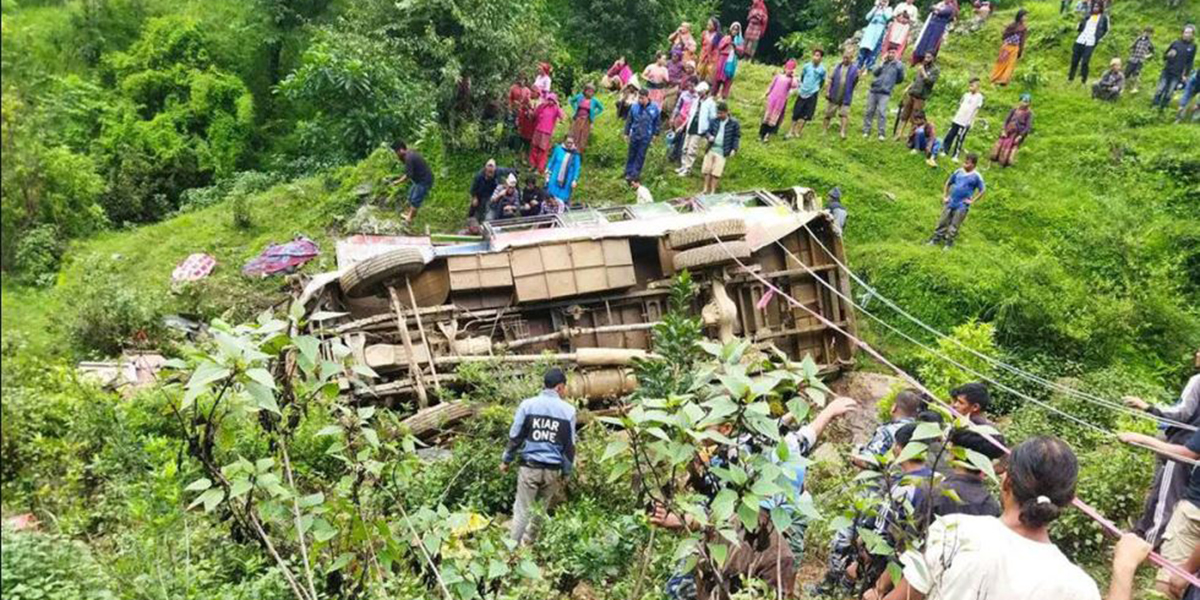 4 dead, 19 injured in Rolpa bus accident