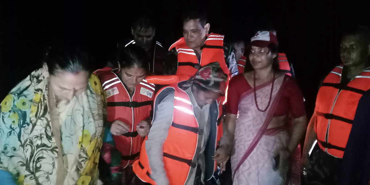 Eight people trapped in floods rescued in Sudurpashchim