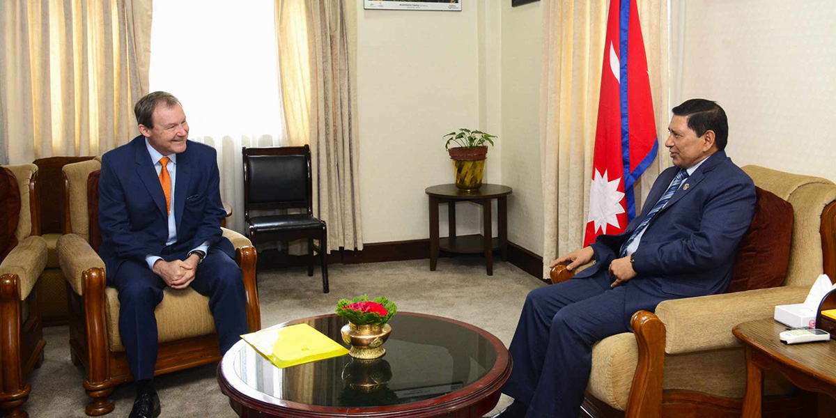 UK envoy meets DPM Shrestha