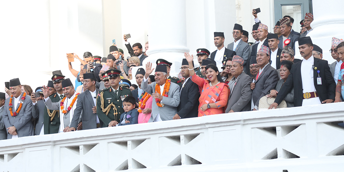 President observes Indra Jatra festival [In Pictures]