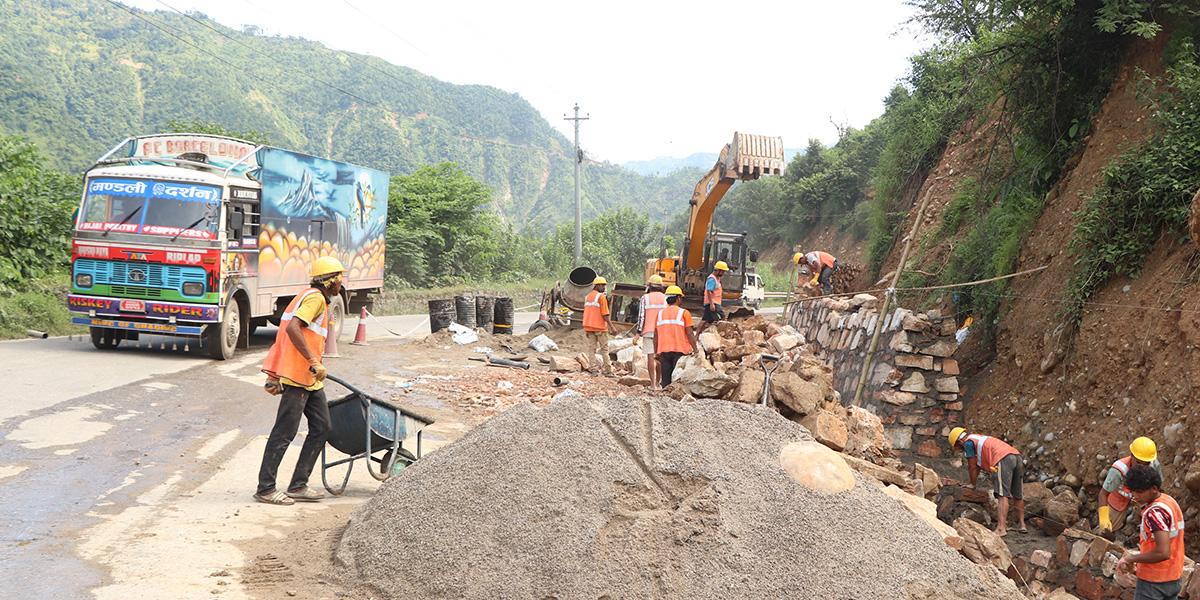 Prithvi Highway to be closed at night for construction work