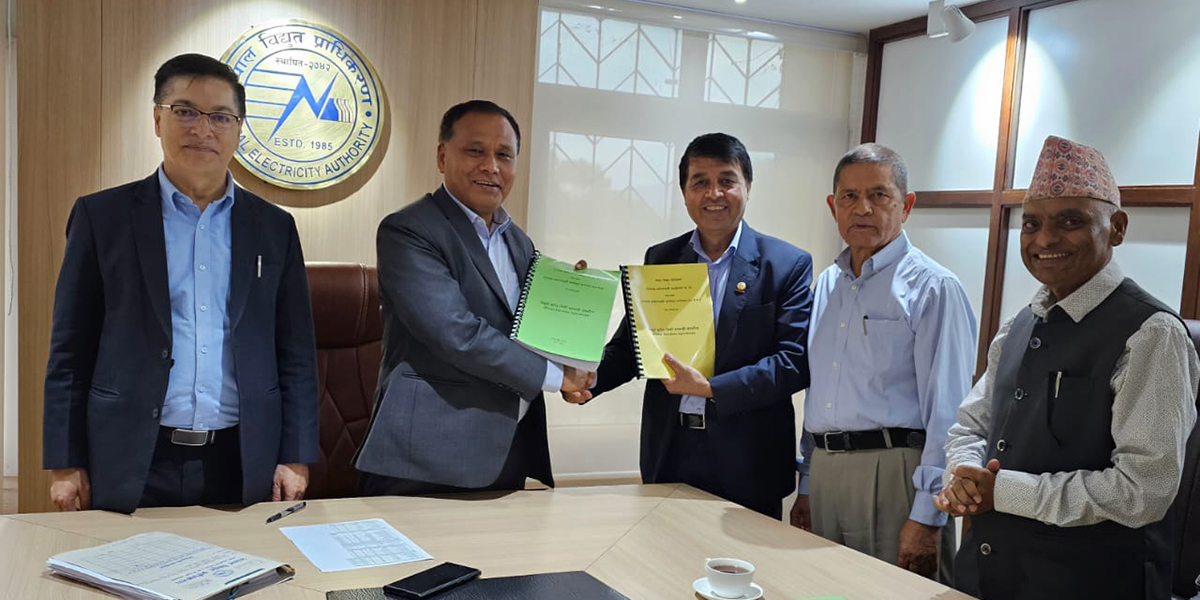 NEA, Tiplyang Kaligandaki sign PPA