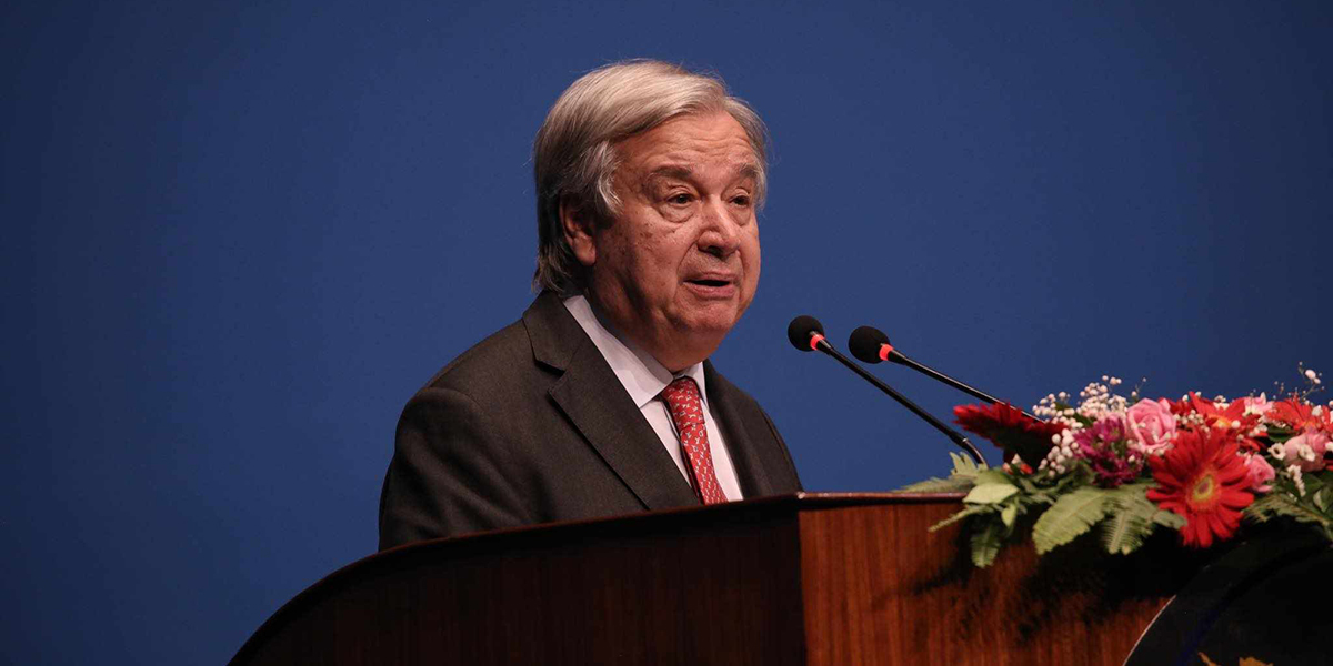 Nepal is a promoter of peace: Guterres [Full Text]