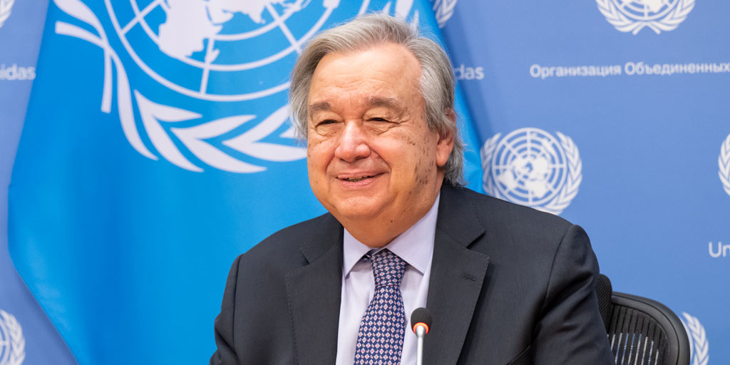 UN Secretary General Guterres coming on Oct 29