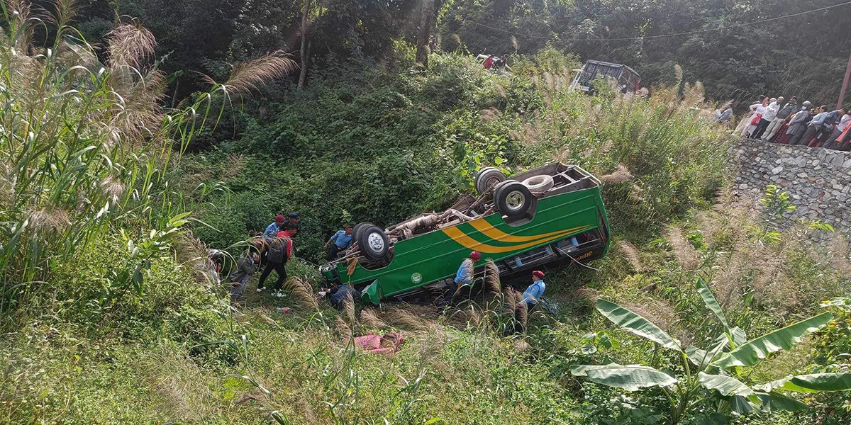 25 injured in Pokhara bus accident