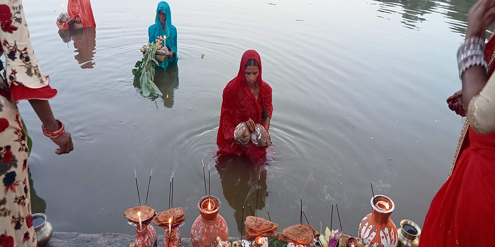 Chhath being celebrated at 21 locations in the Valley