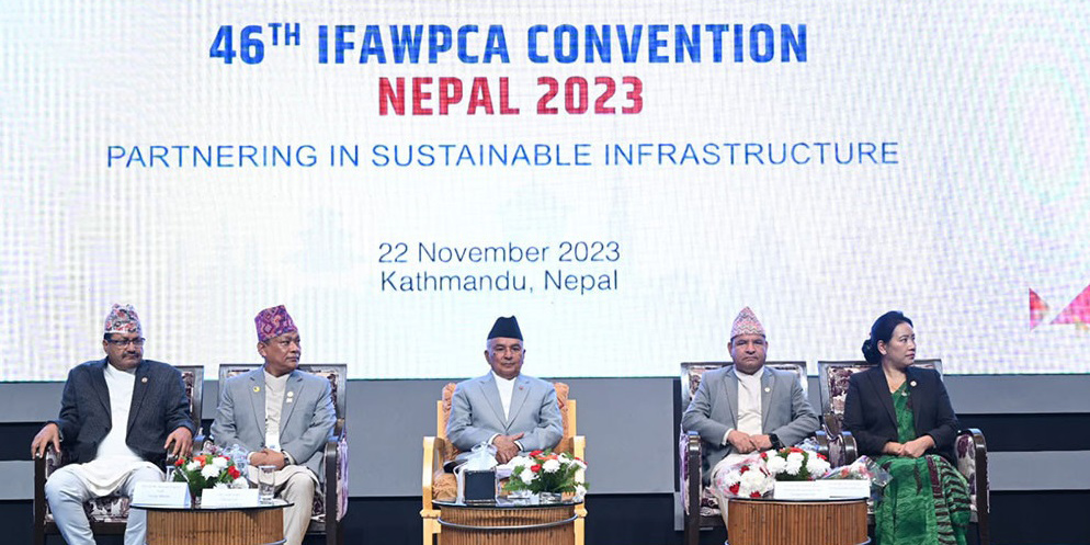 Four Nepali contractors awarded in IFWAPCA Conference