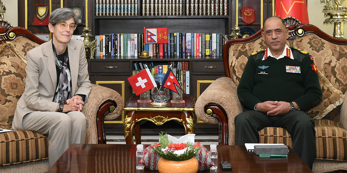 Swiss envoy meets CoAS Sharma