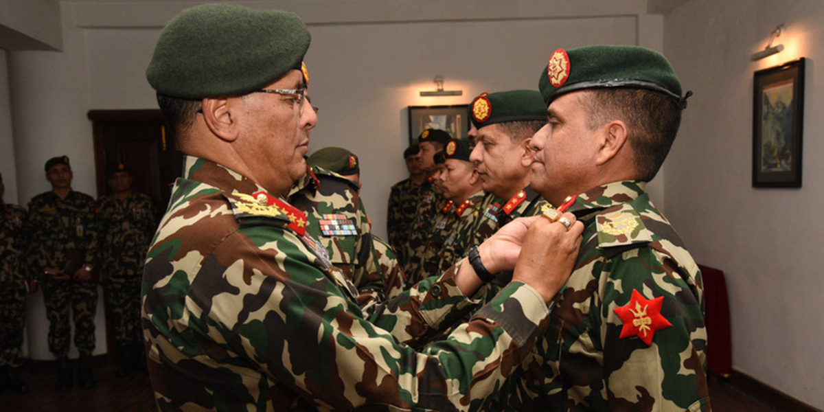Major General Tara Dhwaj Pandey steps down