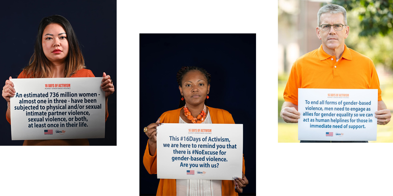 US Embassy leads online campaign for 16 Days of Activism against GBV