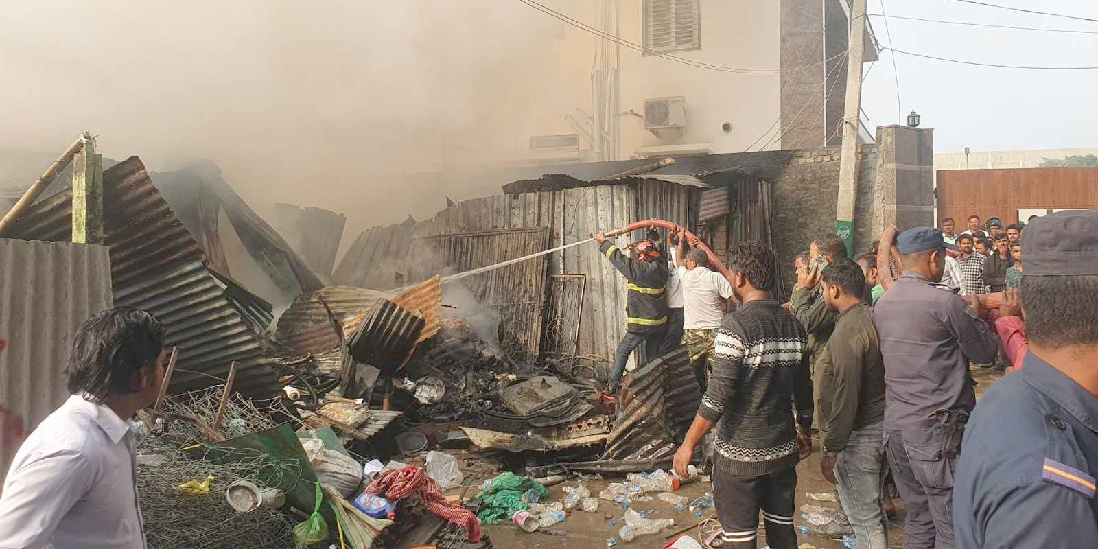 Biratnagar fire claims two lives, injures five