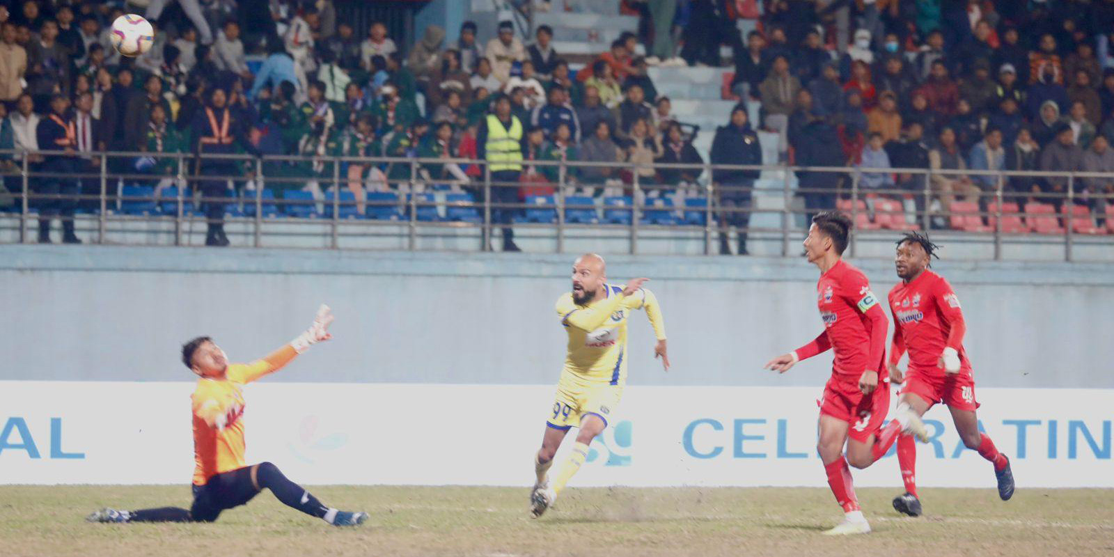 Kathmandu holds table-toppers Dhangadhi to 1-1 draw in NSL