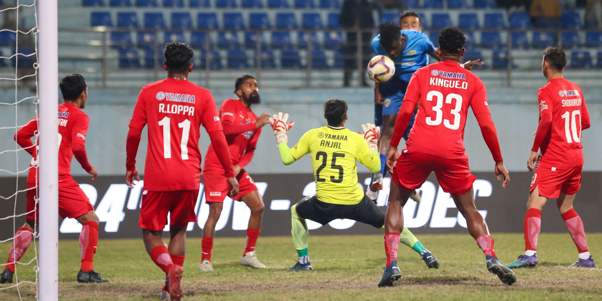 Kathmandu scores two late goals to defeat Pokhara in NSL