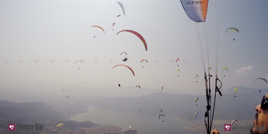 Paragliding resumes in Pokhara